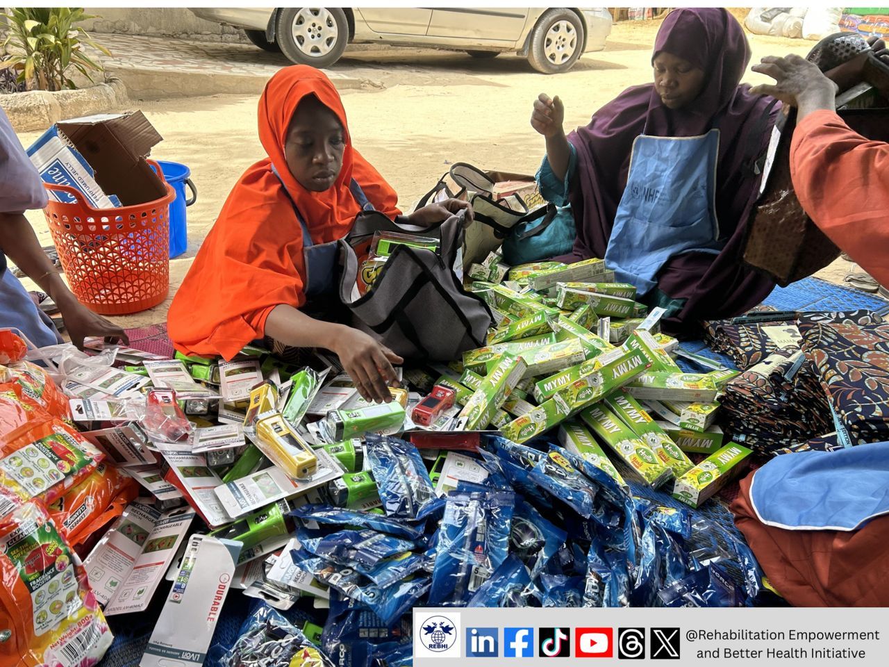 Read more about the article Empowering Women and Girls Through Dignity Kit Production and Menstrual Hygiene Support